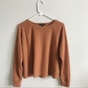 waffle knit long sleeve
